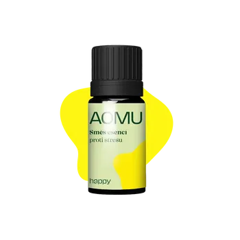 Vonný olej AOMU Happy – směs esenciálních olejů proti stresu