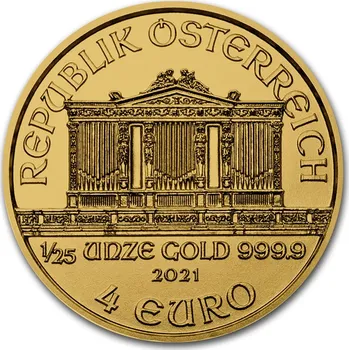 Zlatá mince Wiener Philharmoniker 1/25 oz