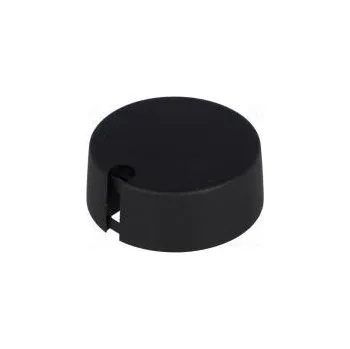 Knoflík Knoflík s ukazatelem plast Pr.hříd 6,35mm Ø40x16mm černá