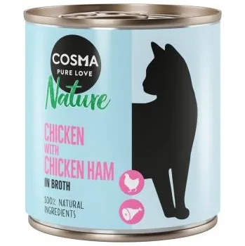 Krmivo pro kočku Cosma Nature Kuře & kuřecí šunka 280g