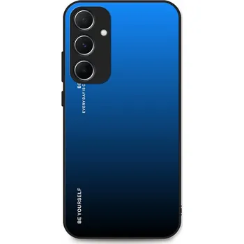 Pouzdro na mobilní telefon Kryt Samsung A15 pevný duhový modrý (obal neboli pouzdro na Samsung A15)