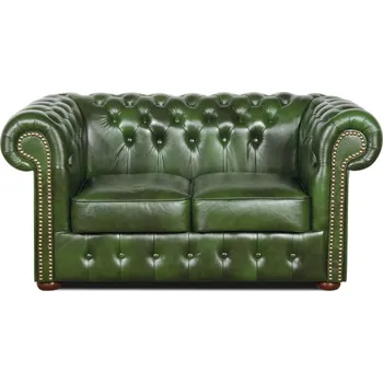 Pohovka FALCO Pohovka Chesterfield Classic 2 kůže zelená