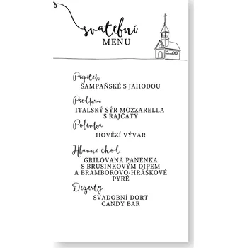 Party nádobí Persona Menu - Classic Zvolte množství: od 11 ks do 30 ks