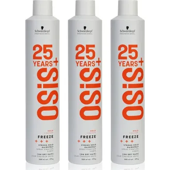 Kosmetická sada Schwarzkopf Professional Osis+ Schwarzkopf Professional Osis+ Freeze lak na vlasy se silnou fixací 3 ks kosmetická sada