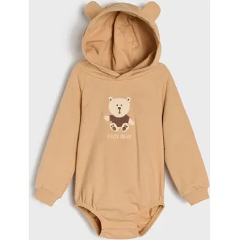 Sinsay - Body s kapucí - béžová - 768EM-80X - 768EM-80X-68