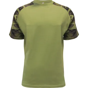 ALEX FOX Pánské tričko Raglan Military Barva: Camouflage, Velikost: S