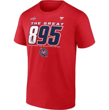 Fanatics Pánské tričko Alex Ovechkin #8 Washington Capitals NHL The GR8 Chase Scorer 895 T-Shirt Velikost: XL