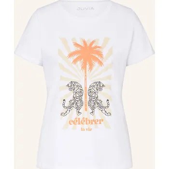 Juvia Dámské Tričko Christina, bílá / oranžová / světle...