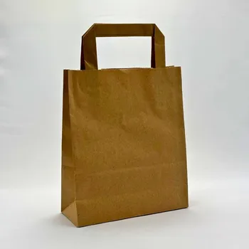 Wepack Papírová taška hnědá 18x08x22cm - 1 kar x 300 ks