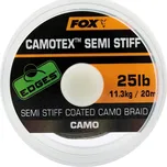 Fox Návazcová Šňůrka Edges Camotex Semi Stiff 20 m 25lb - 20m