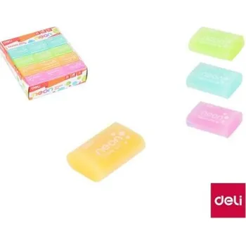 Ořezávátko Guma mazací DELI - mix barev