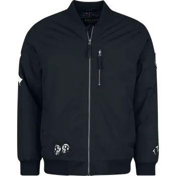 Pánský bomber Bomber bunda z League Of Legends - Arcane - Jinx - Muži - černá