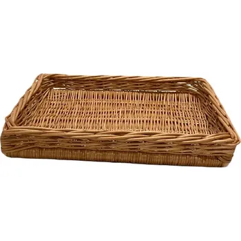 Přepravka 40 x 30 cm, výška 5 cm (Proutěná bedýnka, tác)