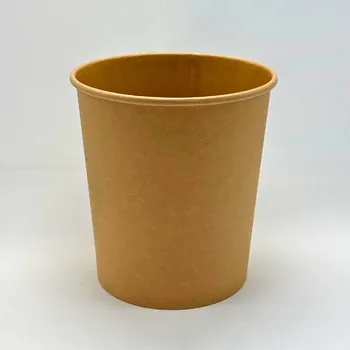 Jednorázové nádobí Wepack Miska papírová hnědá na polévku 960ml - 20 bal x 25 ks