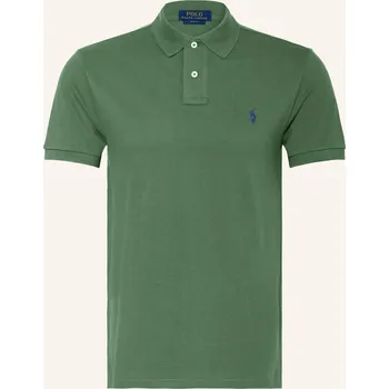 Pánská košile Polo Ralph Lauren Pánská Polokošile Z Piké Slim Fit, zelená, S