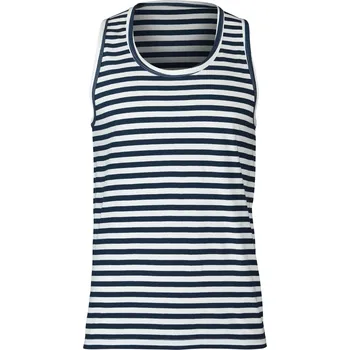 Pánské tílko ALEX FOX Pánské námořnické tílko Barva: Bílá - Modrá námořní, Velikost: XXL