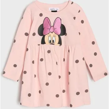 Dívčí oblečení Sinsay - Puntíkaté šaty Minnie Mouse - růžová - ZF328-39X - ZF328-39X-80