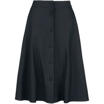 Dámská sukně Středně dlouhá sukně Gotika z Banned Retro - Sukně Book Worm - Ženy - černá