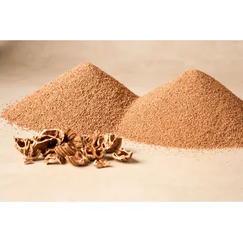 dílenský stroj Drť z vlašských ořechových skořápek rozměr v mm: 2,40 - 4,00