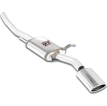 Zadní díl výfuku Zadní díl výfuku - pravý 145x95 mm Supersprint 131105