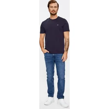 Pánské tričko Gant T-Shirt Shield 2003184 Tmavomodrá Regular Fit S