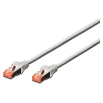 Síťový kabel Digitus Patch Cable, S-FTP, CAT 6, AWG 27/7, LSOH, Měď,šedý 5m DK-1644-050