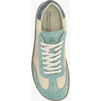 Dámské tenisky Barefoot tenisky GROUNDIES Panama Béžovo Šalvějově Zelené Velikost: EU 43