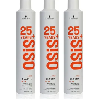Kosmetická sada Schwarzkopf Professional Osis+ Schwarzkopf Professional Osis+ Elastic sprej na vlasy se střední fixací 3 ks kosmetická sada