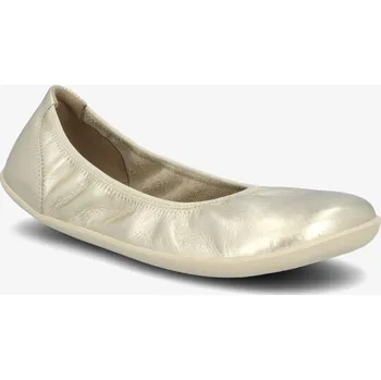 Dámské sandále Barefoot Baleríny GROUNDIES Lily 3.0 Metalické Champagne Velikost: EU 38