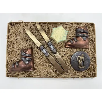 Čokoláda Chocolenka Čokoládová sada - Lyžař