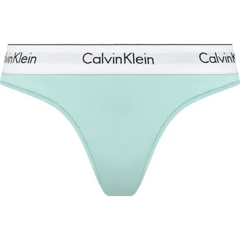 Kalhotky Dámské kalhotky CALVIN KLEIN-THONG-Beau Blue Modrá M
