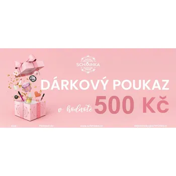 Kosmetická sada SCHMINKA Dárkový poukaz na nákup kosmetiky - 500 Kč