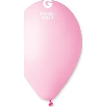Party dekorace Balonky Gemar Baby pink růžové 30 cm - 100 ks