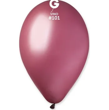 Party dekorace Balonky Gemar vínové 30 cm - 100 ks