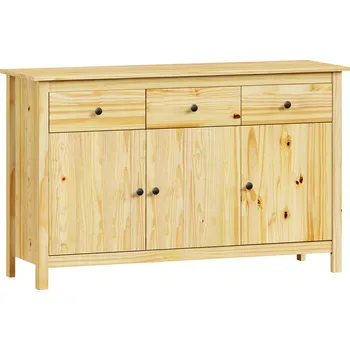 Příborník do zásuvky Příborník 3 dveře + 3 zásuvky TORINO kovové úchytky