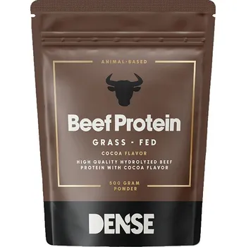 Protein Dense Beef Protein, Grass-Fed, Hovězí Protein, Kakao, 500 g