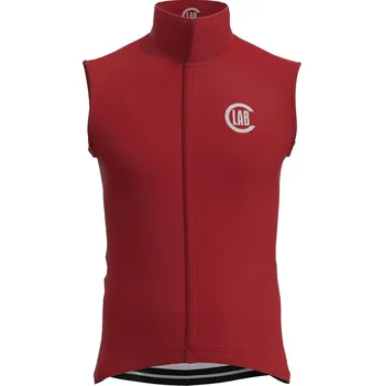 C-LAB Větruodolná nepromokavá vesta S ČERVENÁ