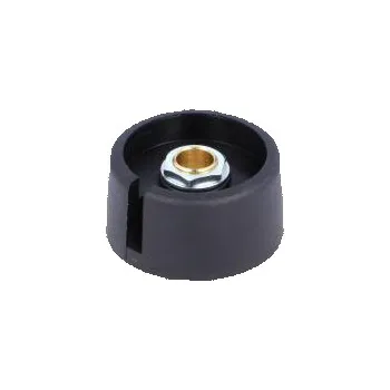 Knoflík Knoflík s ukazatelem polyamid Pr.hříd 6,35mm Ø31x16mm černá