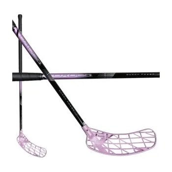 Florbalová hůl Oxdog QUICK POWER HES 29 FP SWEOVAL MB Florbalová hůl černá / fialová, Pravá (pravá ruka dole), 87cm (=97cm)