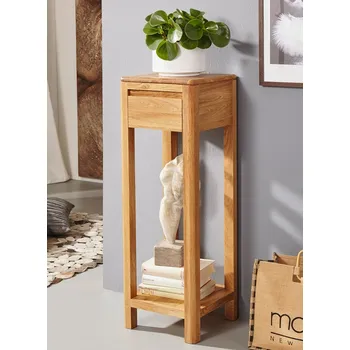 Konferenční stolek Dubový odkládací stolek ALO velký 30x90x30 cm Dub Přírodní