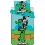 JERRY FABRICS Povlečení Minecraft Mobs here Bavlna, 140/200, 70/90 cm