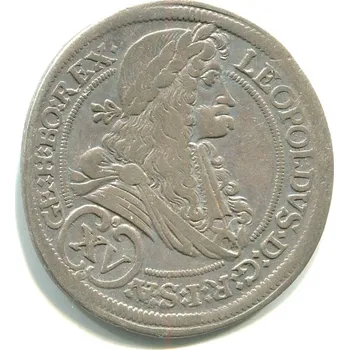 Leopold I. XV Kreuzer 1694/IA. Graz. Ag.