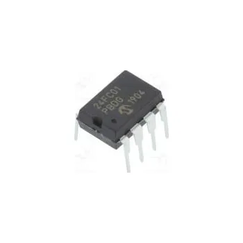 Polovodič IC paměť EEPROM I2C 128x8bit 1,7÷5,5V 1MHz DIP8 sériový