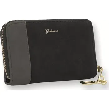 Peněženka Dámská černá peněženka Gabaara P4494 – praktická peněženka s 9 sloty na karty a prostornými přihrádkami na bankovky