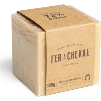 Mýdlo Fer à Cheval Marseillské mýdlo s rostlinným olejem 300g, Fer a Cheval