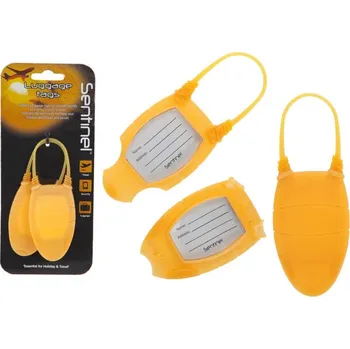 Příslušenství k zavazadlu Jmenovky na zavazadla 2ks SENTINEL 799007 - oranžová