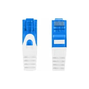 Síťový kabel LANBERG patchcord cat.6A FTP LSZH CCA 0.5m white