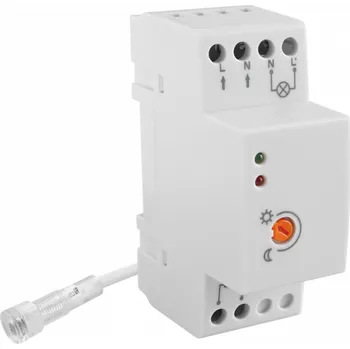 Pohybové čidlo Soumrakový senzor CZ-1, max. 4800 W, AC 220–240 V, 50/60 Hz, jmenovitý proud 20 A, IP65, kompatibilní s