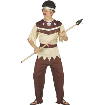 Karnevalový kostým Guirca Kostým Indiána Cherokee Velikost - děti: L: 129-137 cm