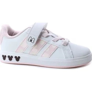 Dívčí tenisky adidas GRAND COURT MINNIE EL K JR8134 bílá, dětská obuv vel.33 (adidas GRAND COURT MINNIE EL K JR8134)